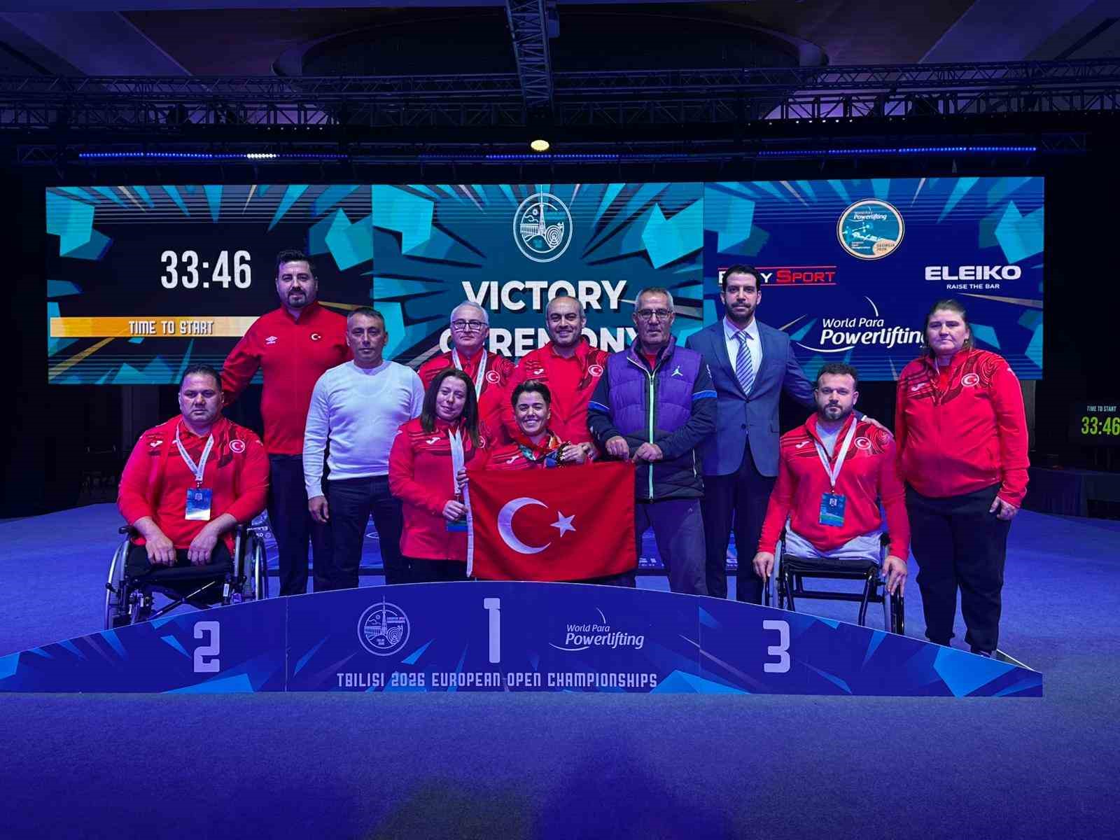Avrupa Para Powerlifting Şampiyonası’nda milliler 15 madalyaya ulaştı