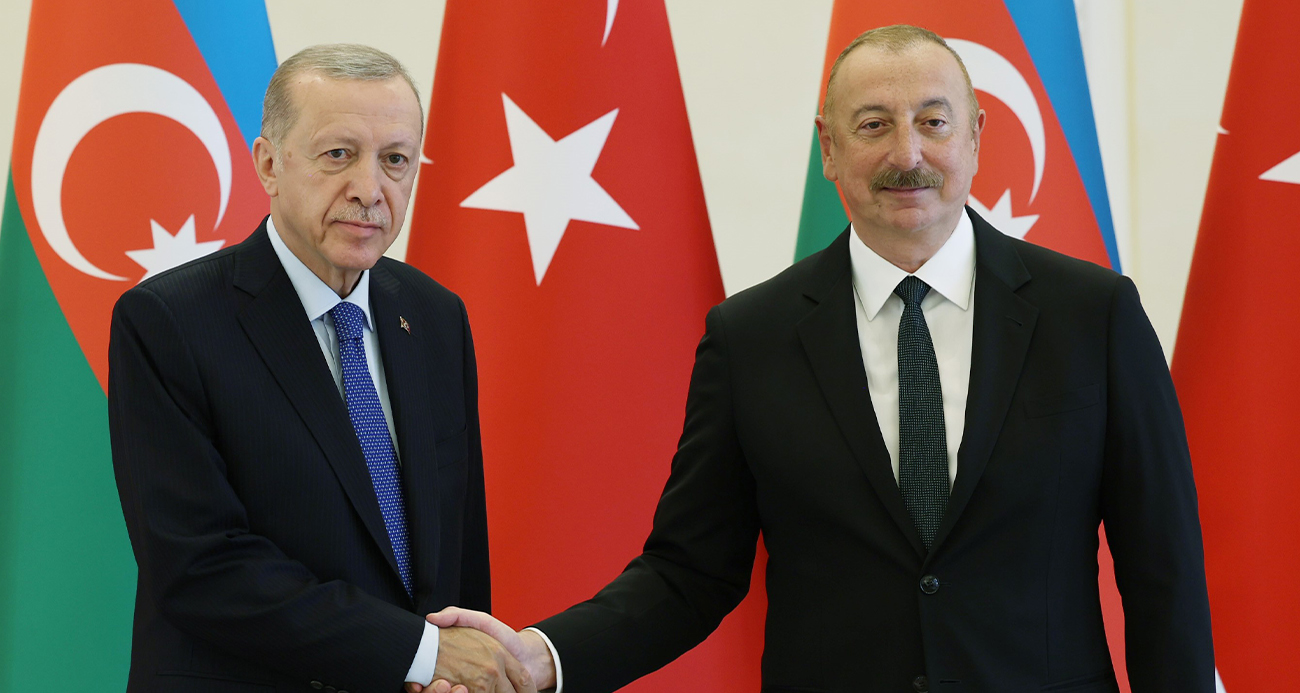 Cumhurbaşkanı Erdoğan, Azerbaycan Cumhurbaşkanı Aliyev ile görüştü
