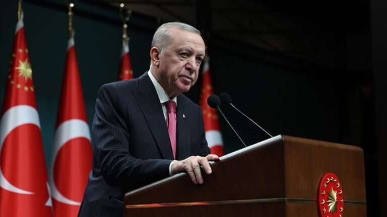 Cumhurbaşkanı Erdoğan: Hedefimiz öncelikle ülkemizi bu yangından uzakta tutmaktır