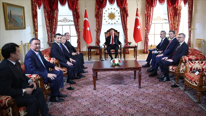 Cumhurbaşkanı Erdoğan, Türk Devletleri Teşkilatı heyetini kabul etti